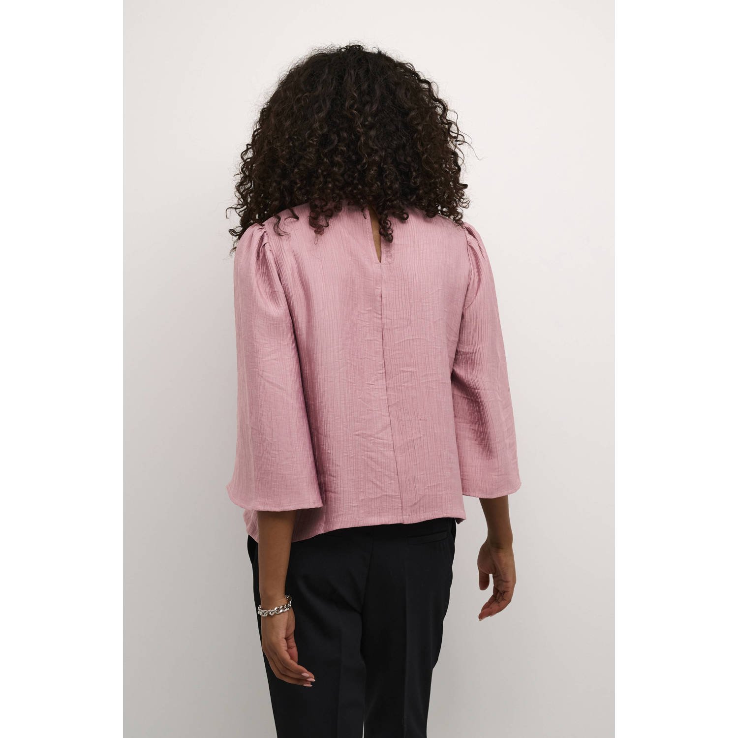 Kaffe top KAvictoria roze