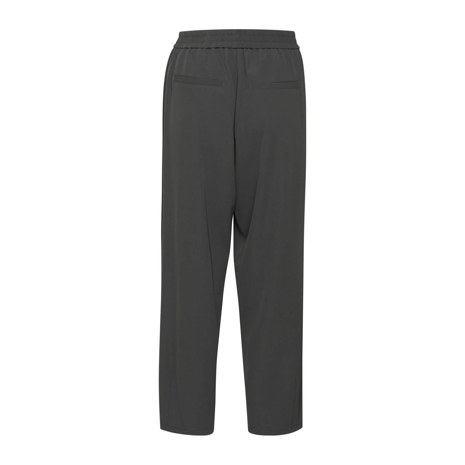 Kaffe relaxed wide leg broek KAsigna antraciet