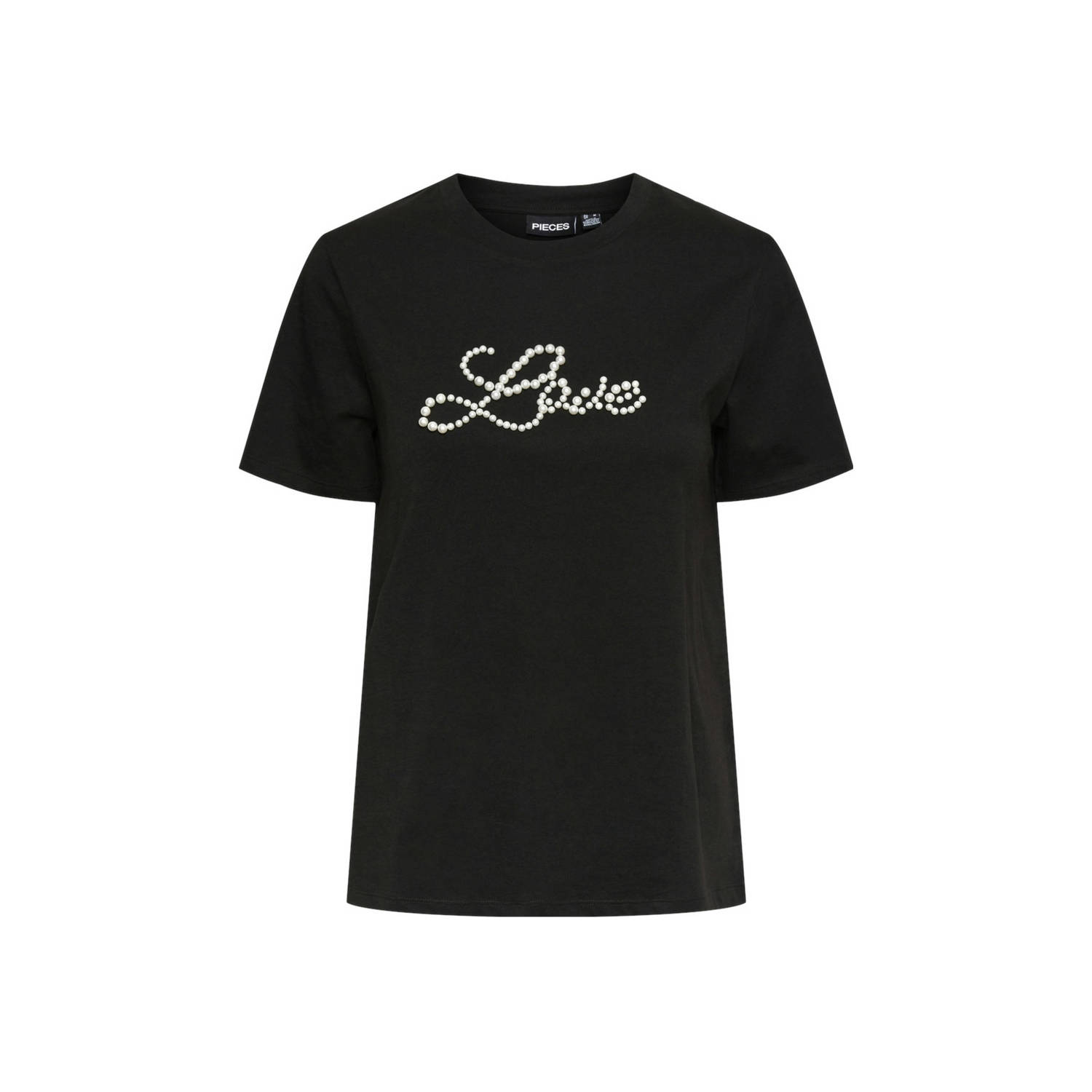 PIECES T-shirt PCRINE met printopdruk zwart