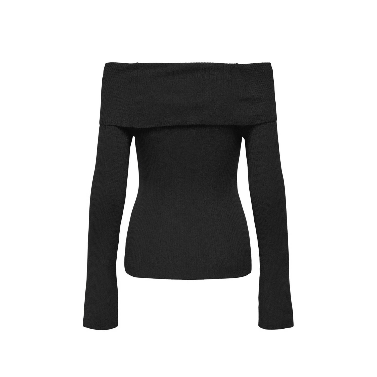 ONLY off shoulder top ONLJAYDEN zwart