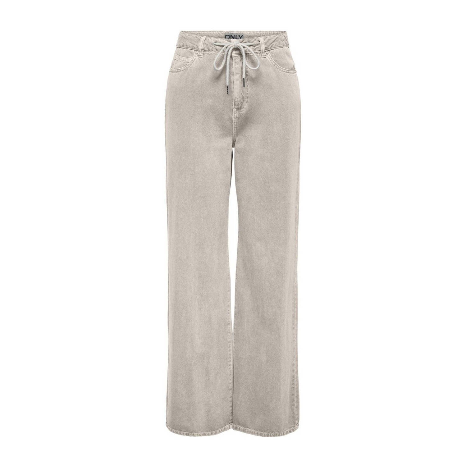 ONLY wide leg jeans ONLSILLA beige
