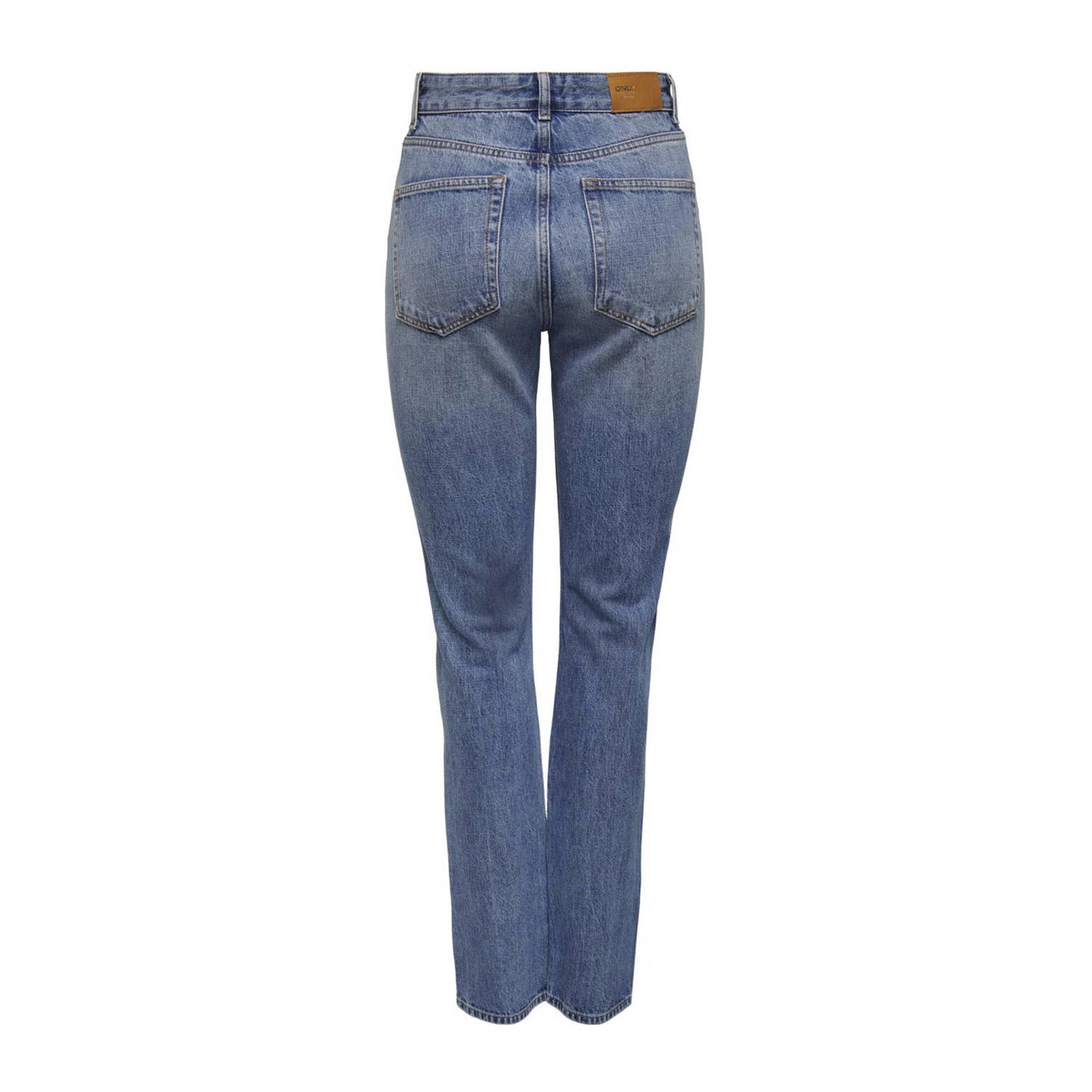 ONLY high waist straight jeans ONLBILLIE light blue denim