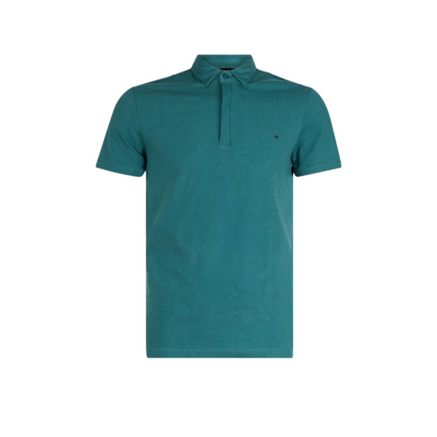 Shoeby regular fit T-shirt met logo dark turquoise