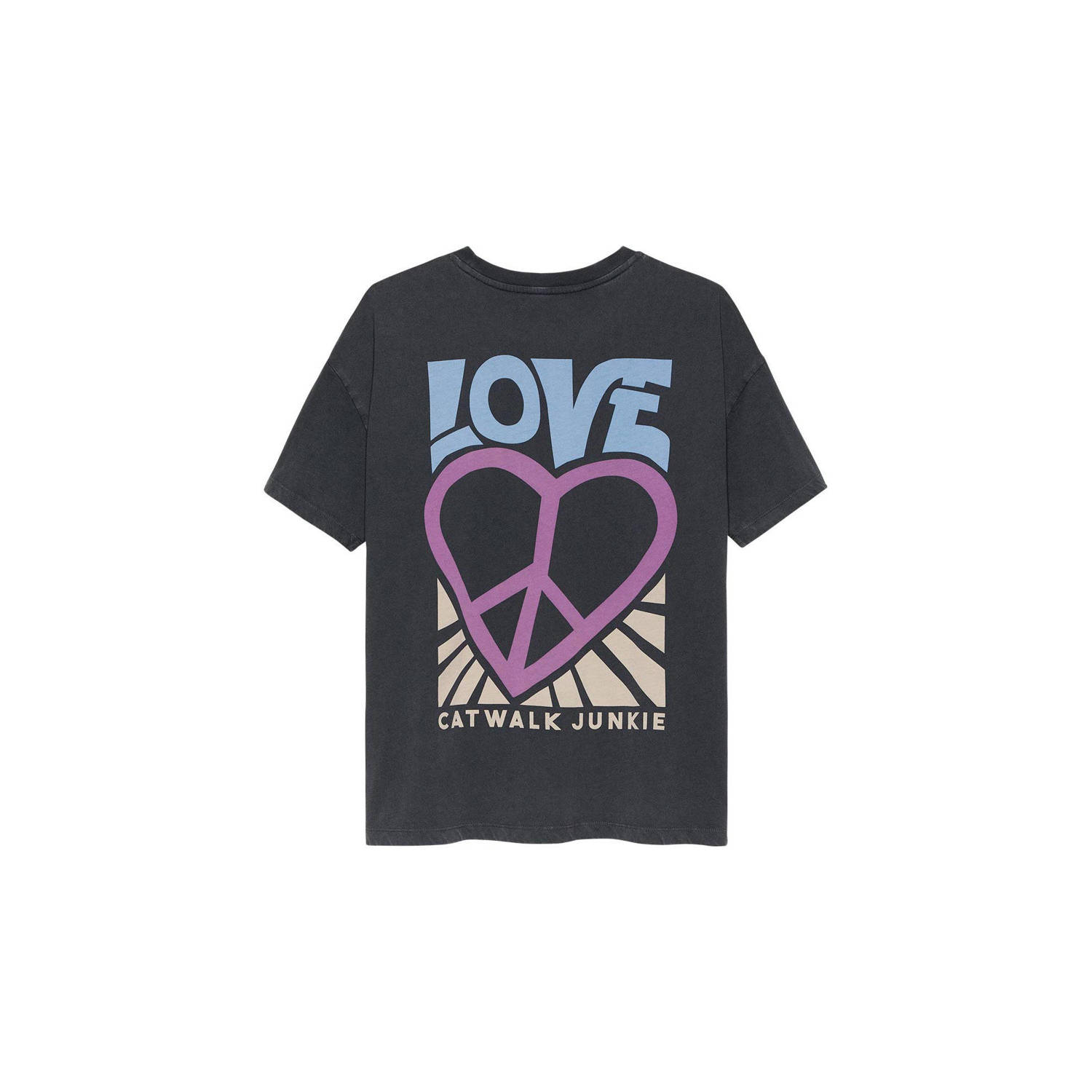 Catwalk Junkie top met printopdruk