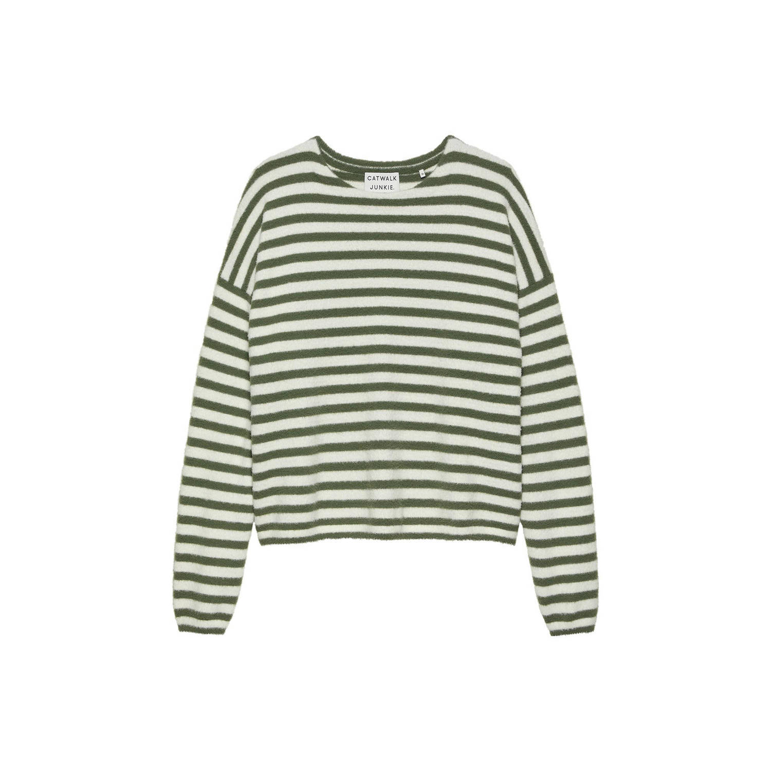 CATWALK JUNKIE Dames Truien & Vesten Relaxed Fit Soft Knit Olijf