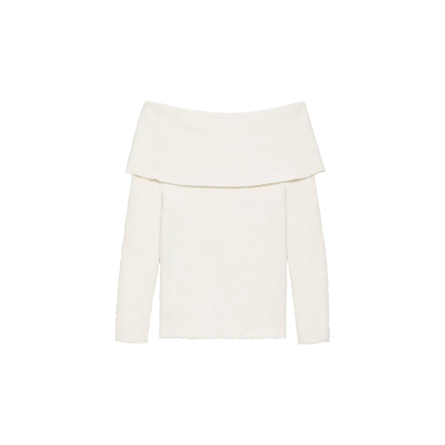 CATWALK JUNKIE Dames Truien & Vesten Off Shoulder Long Sleeve Knit Wit