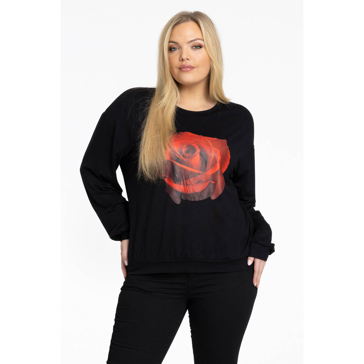 YOEK sweater zwart