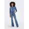 ONLY high waist flared jeans ONLHENNI light blue denim