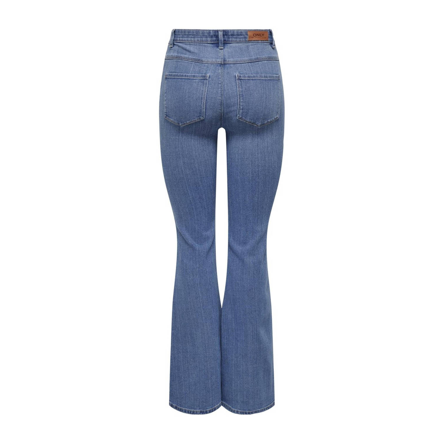 ONLY high waist flared jeans ONLHENNI light blue denim