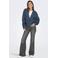 ONLY high waist flared jeans ONLHENNI grey denim