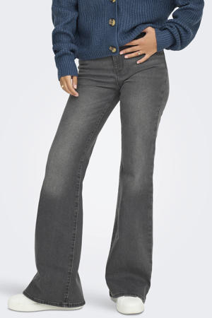 high waist flared jeans ONLHENNI grey denim