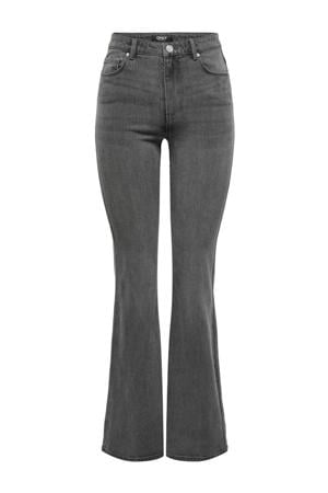 high waist flared jeans ONLHENNI grey denim