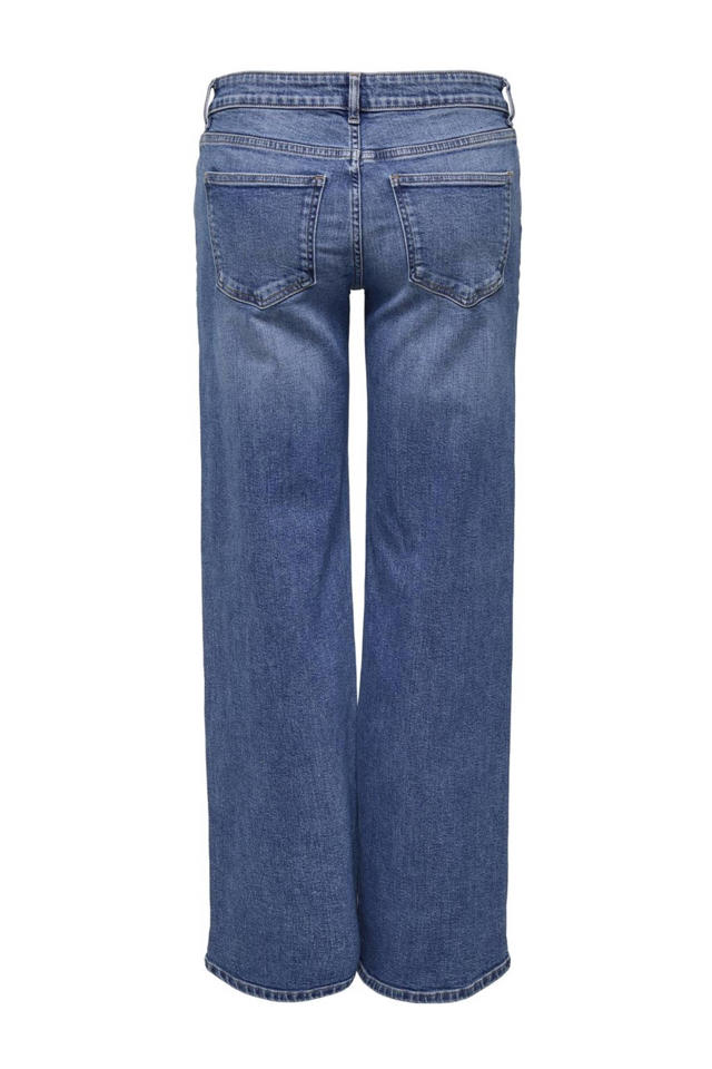 ONLY Onlbrenda Low Wide DNM Cro158 Noos, Light Medium Blauw Denim, (M) W x 32L