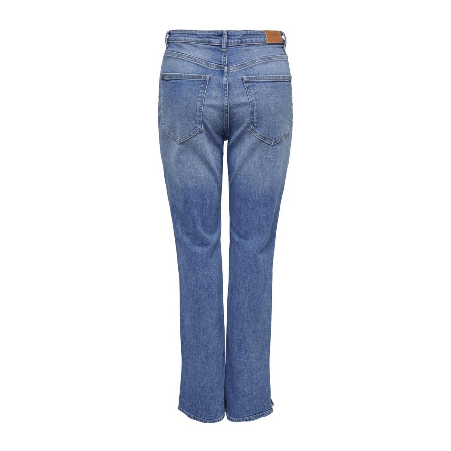 ONLY high waist straight leg jeans ONLBILLIE light blue denim