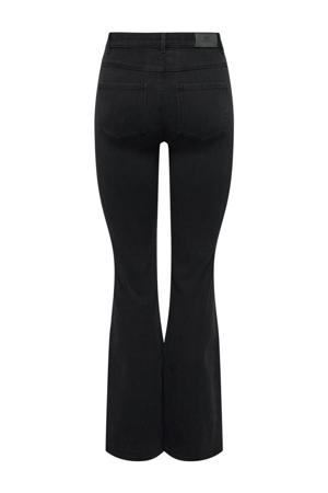 high waist flared jeans ONLHENNI black denim