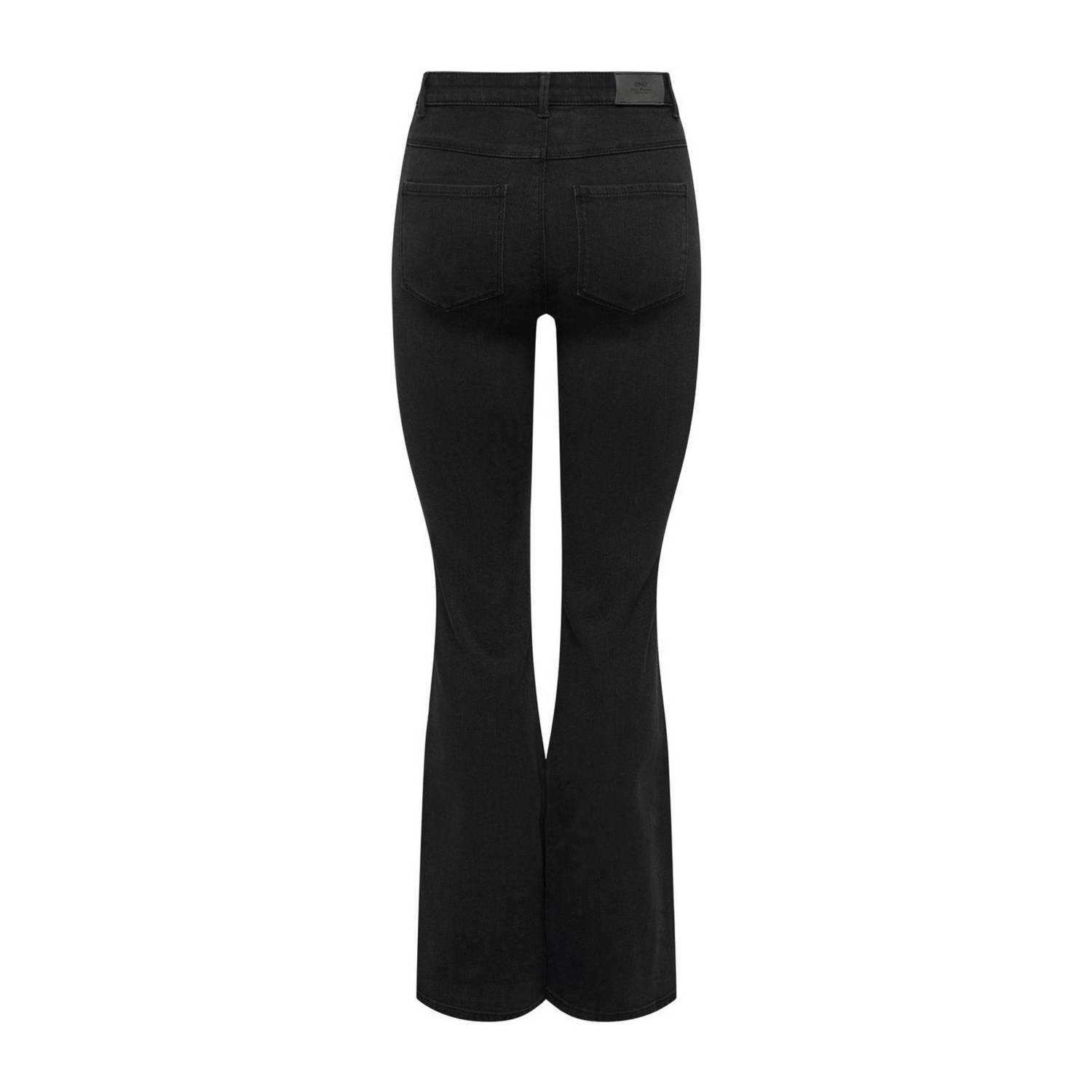 ONLY high waist flared jeans ONLHENNI black denim