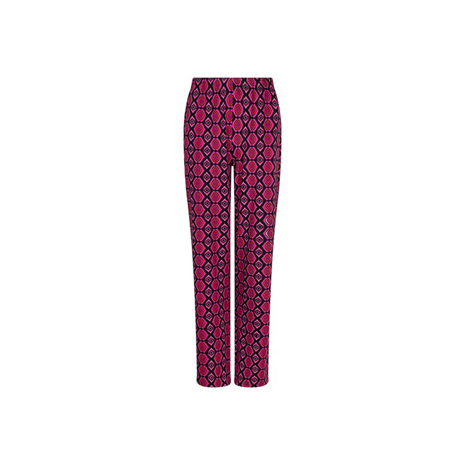 Lofty Manner flared broek met all over print