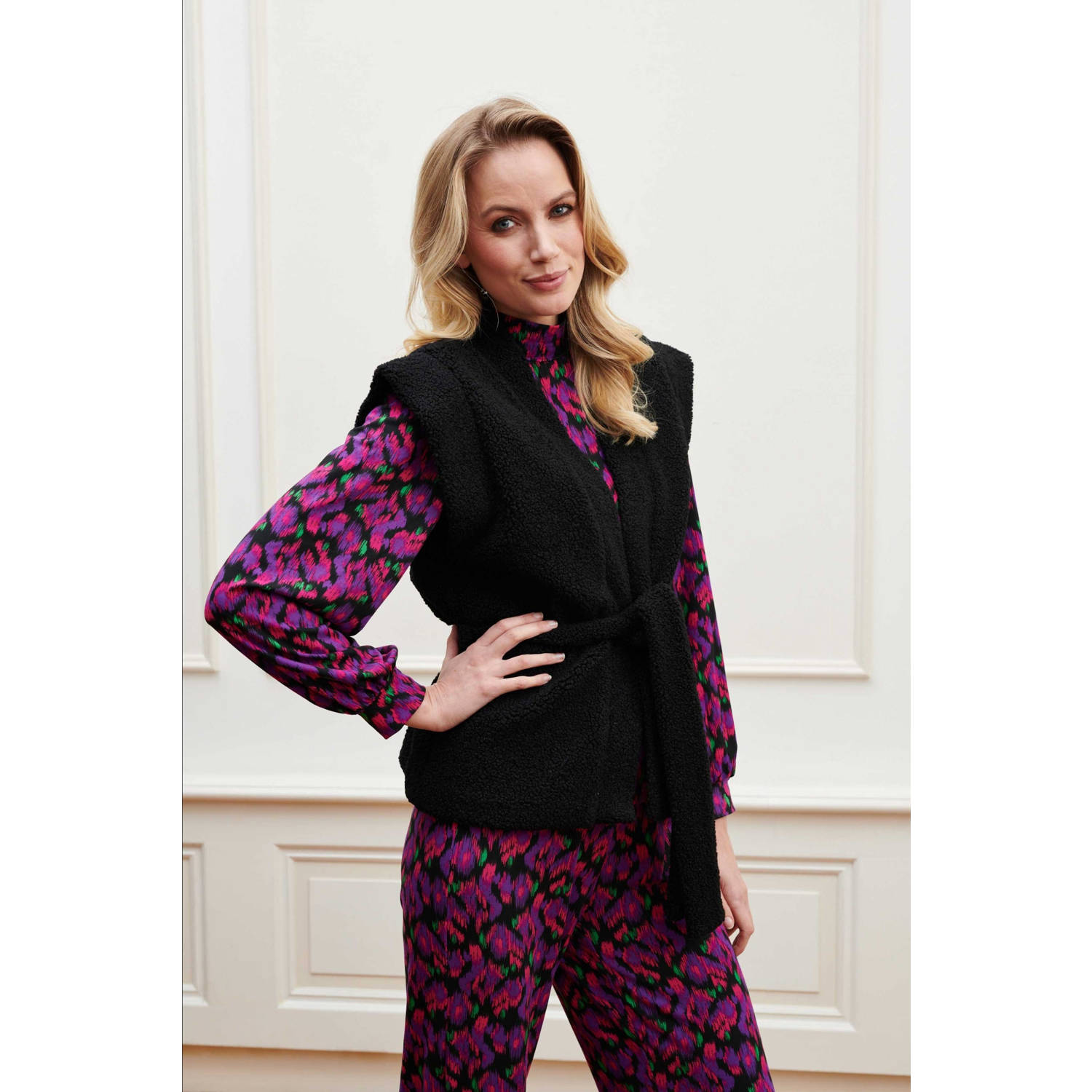 Lofty Manner gilet zwart