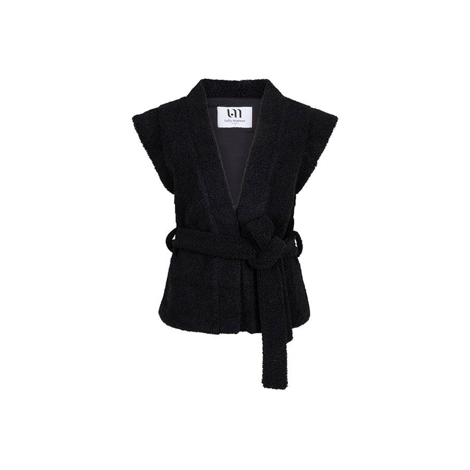 Lofty Manner gilet zwart