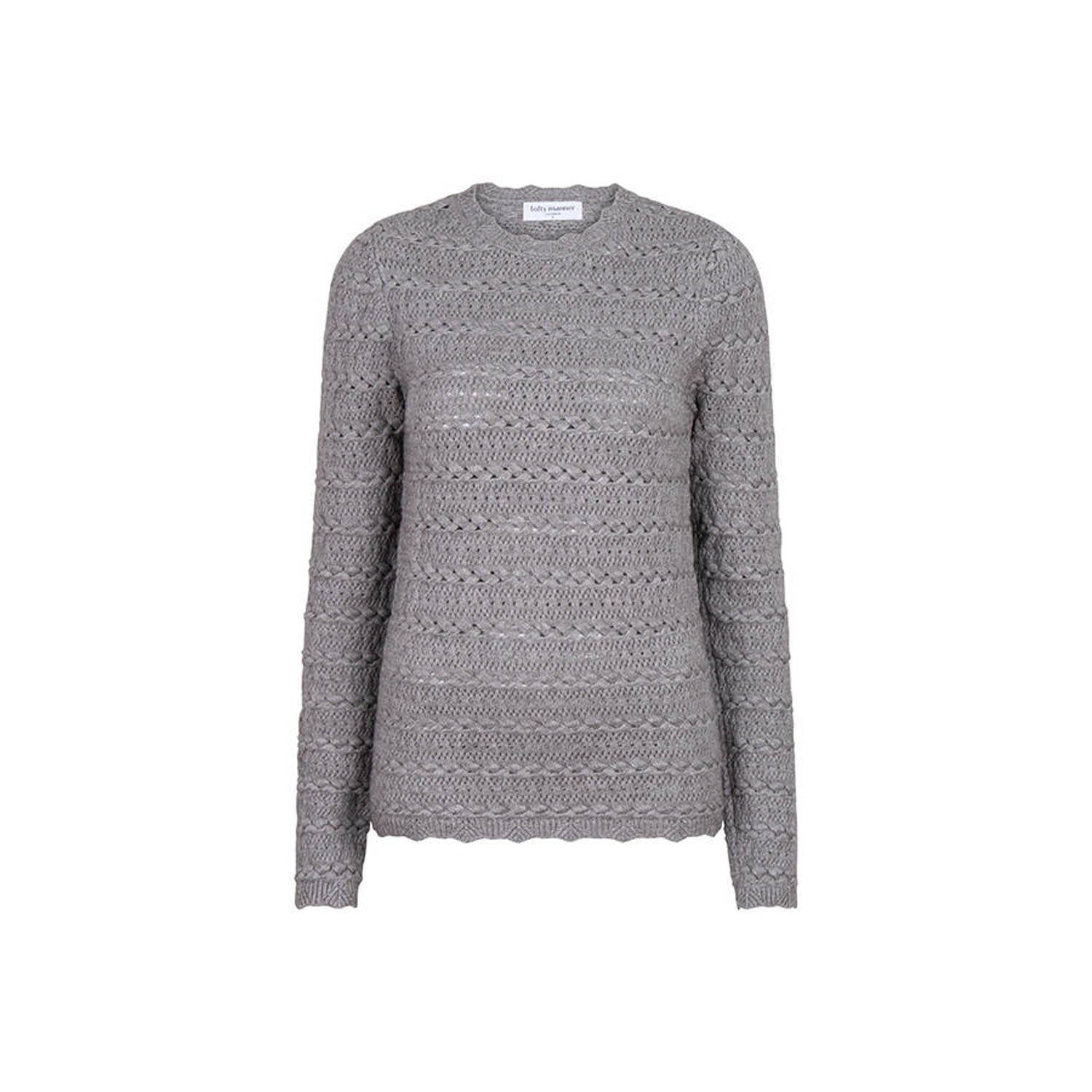 Lofty Manner Marla Pullover Sweater Gray Dames