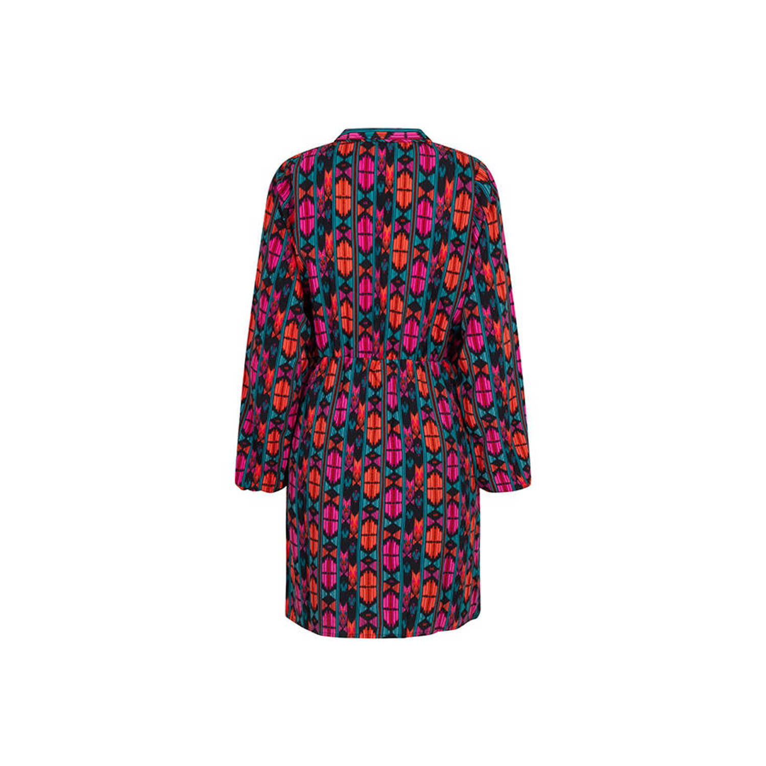 Lofty Manner wikkeljurk met all over print multi