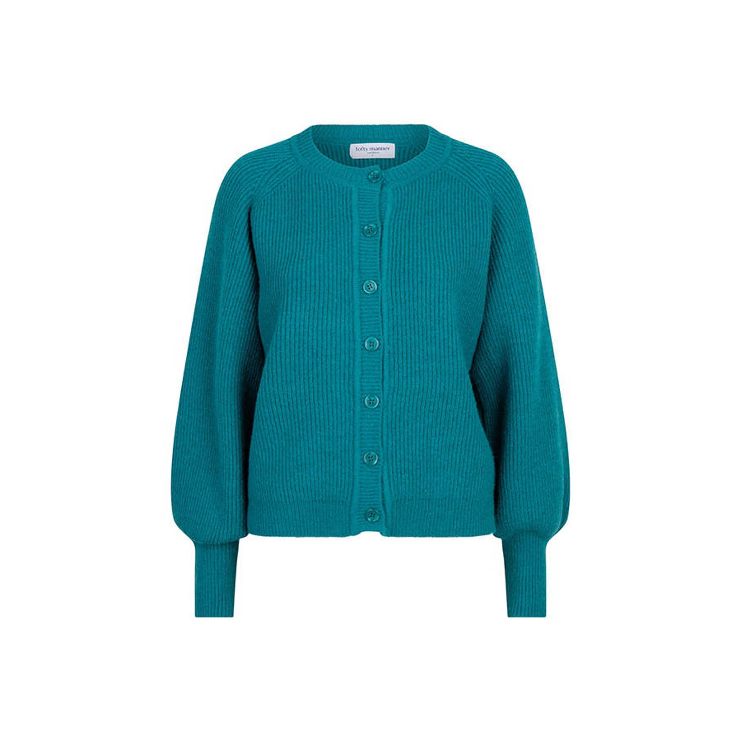 Lofty Manner gebreid vest blauw