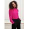 Lofty Manner top met ingebreid patroon roze