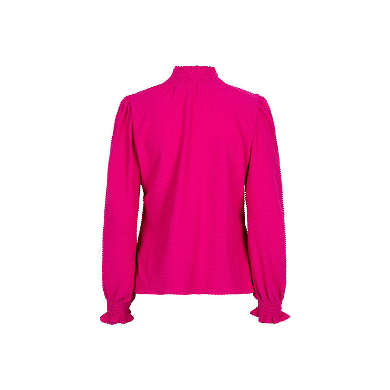 Lofty Manner top met ingebreid patroon roze