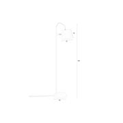 thumbnail: Zuiver Buckle Head vloerlamp/ staande lamp Beige