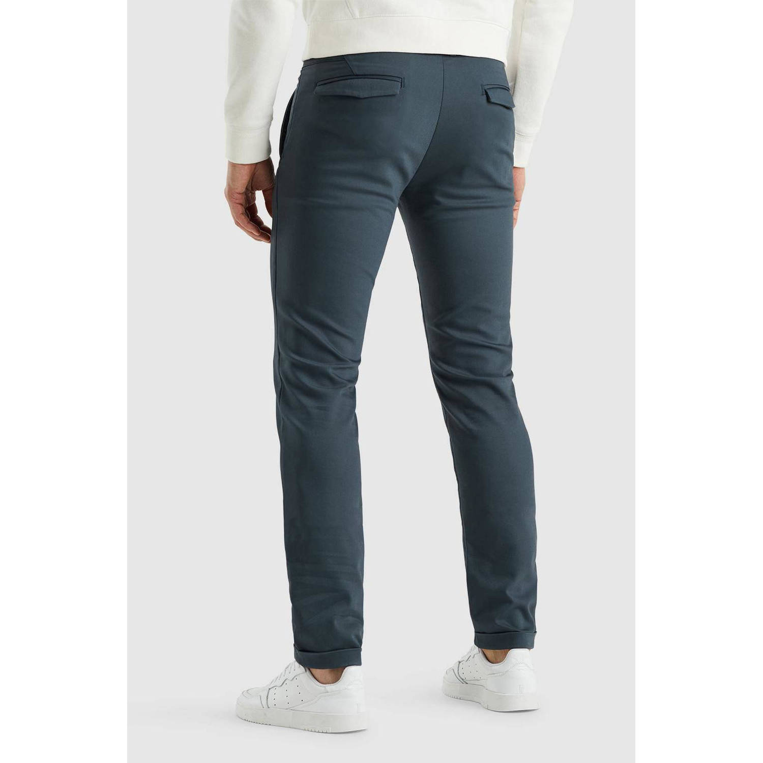 Cast Iron slim fit chino RISER navy