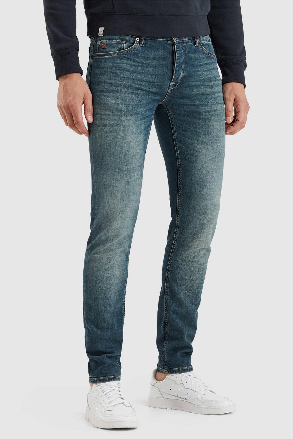 Cast Iron slim fit jeans RISER worn-in blue denim
