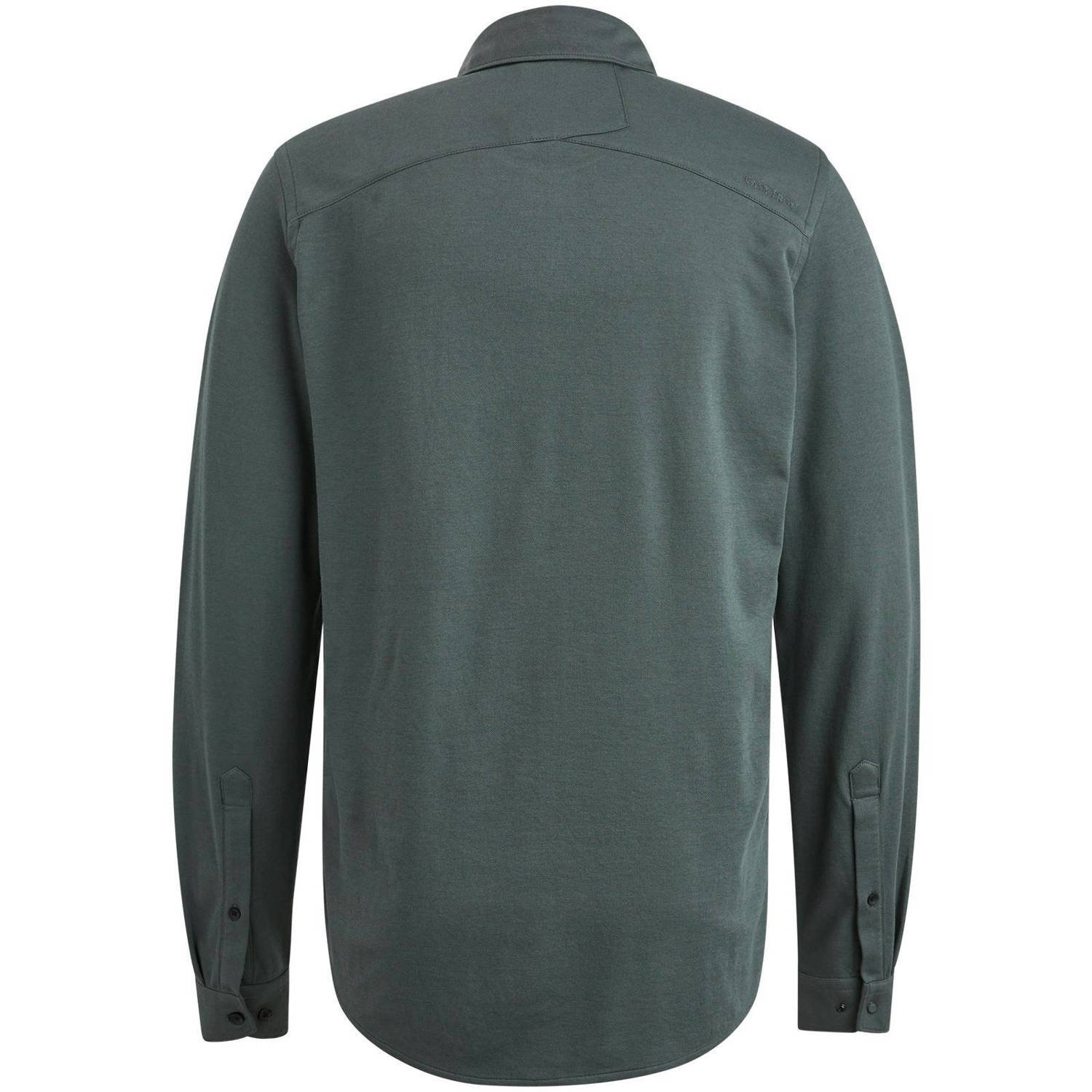 Cast Iron overhemd blauwgroen