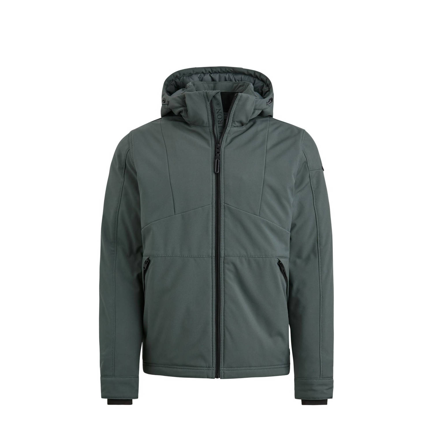 Cast Iron gewatteerde jas groen
