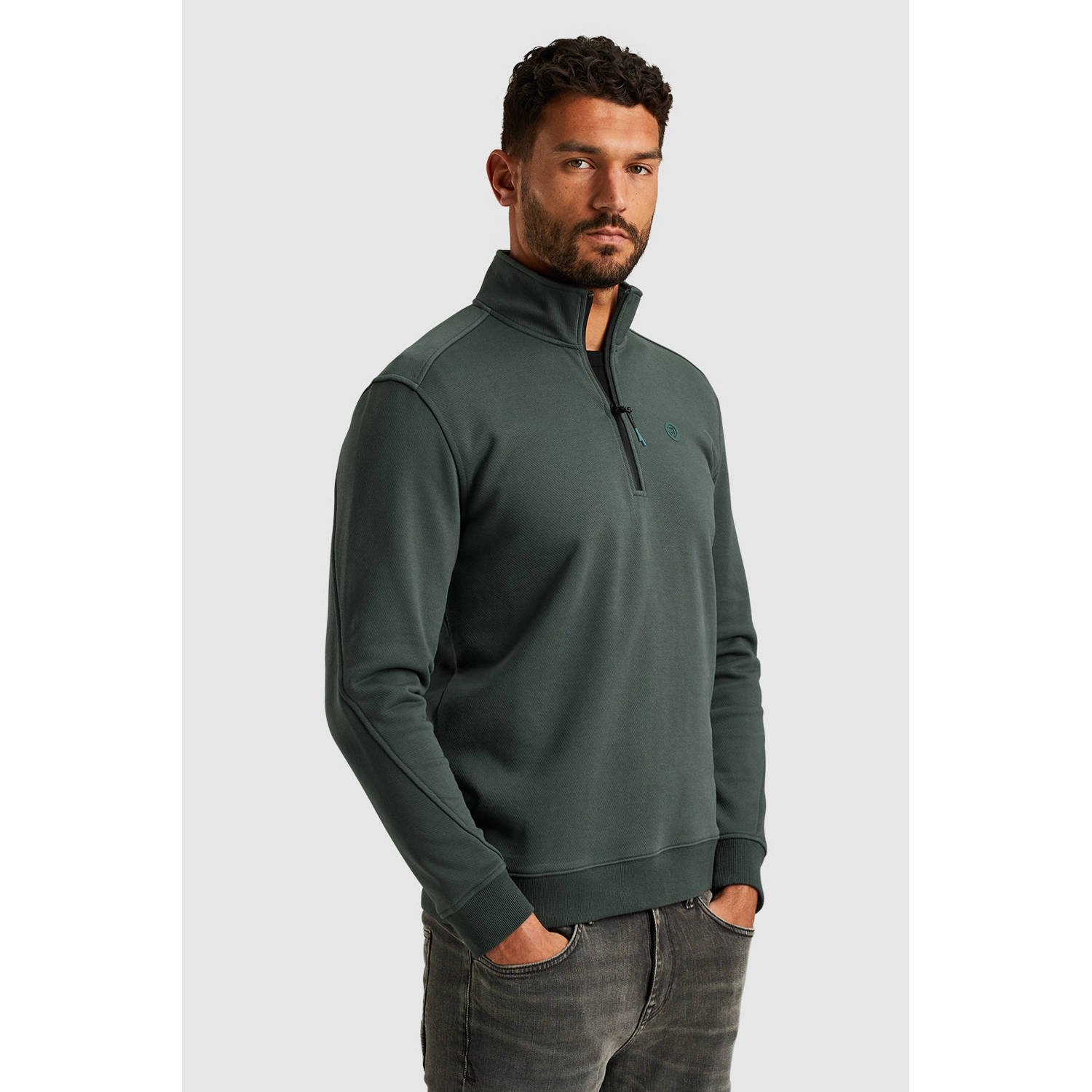Cast Iron sweater groen
