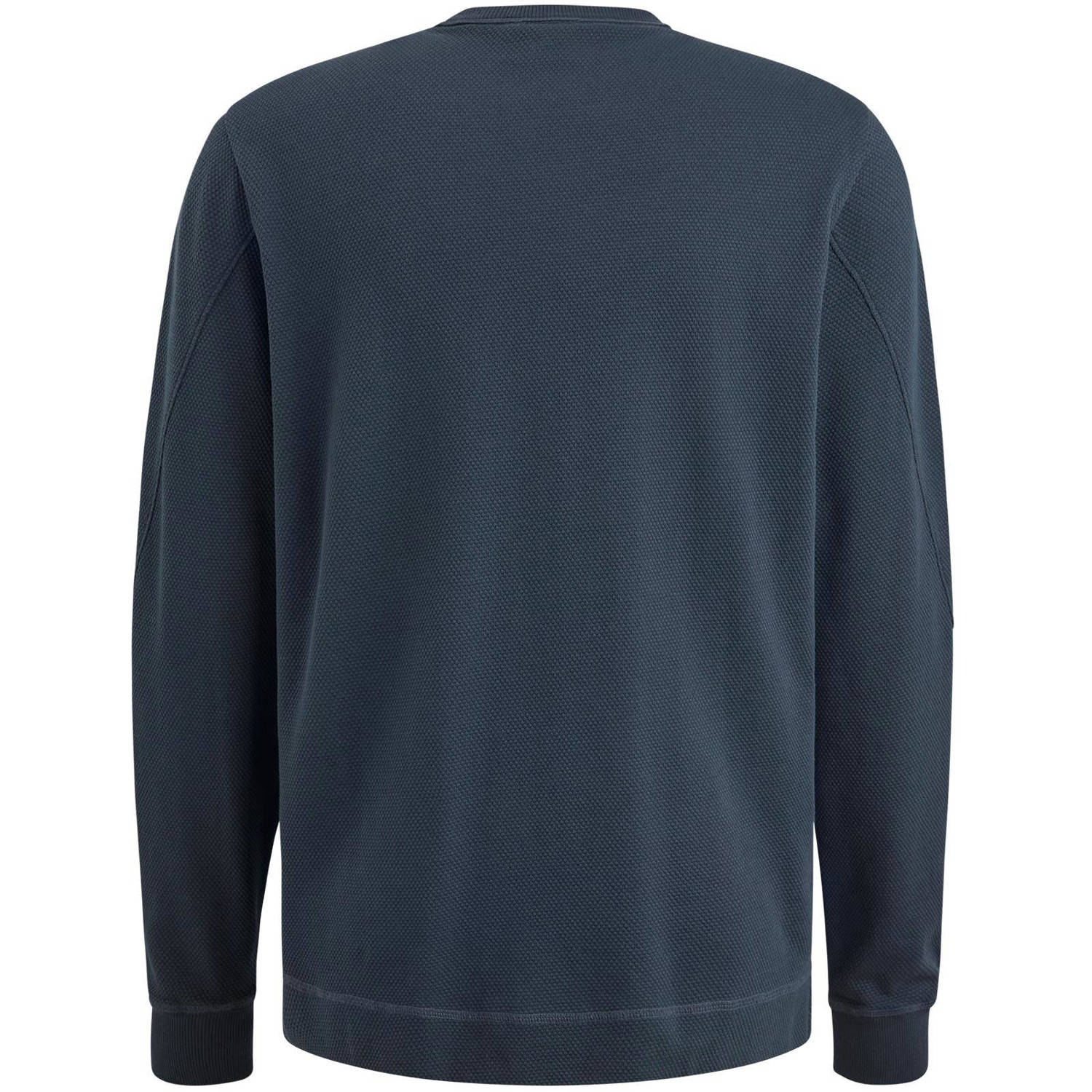 Cast Iron gebreide regular fit longsleeve navy