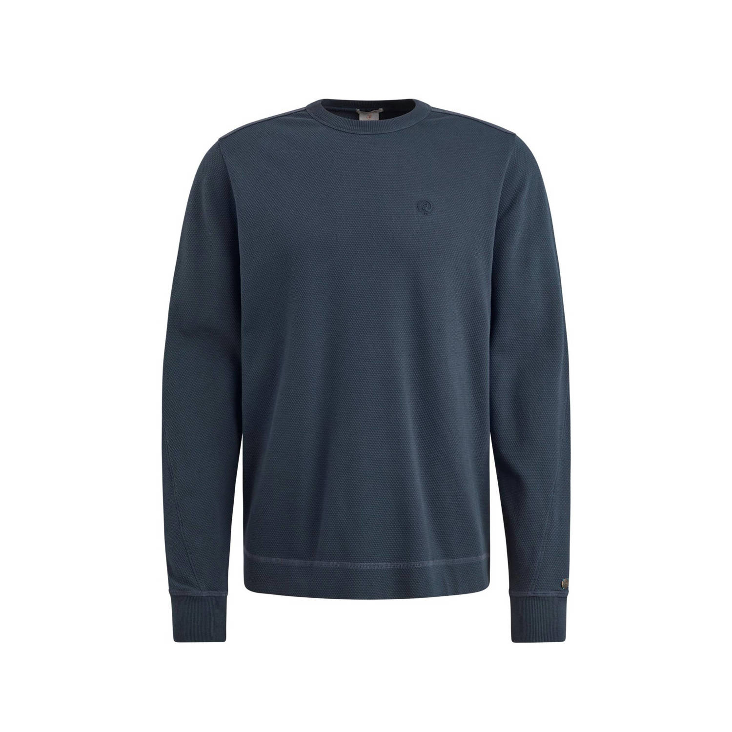 Cast Iron gebreide regular fit longsleeve navy