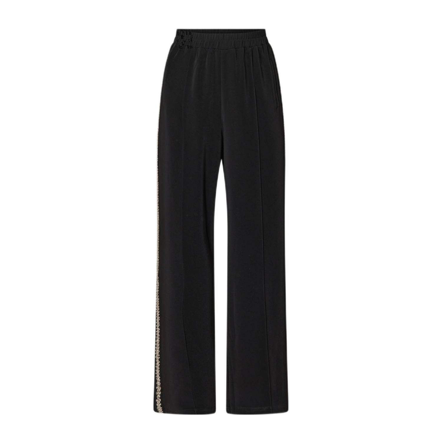Shoeby high waist wide leg broek zwart