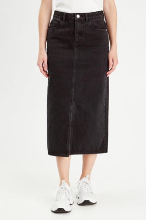 denim spijkerrok black denim