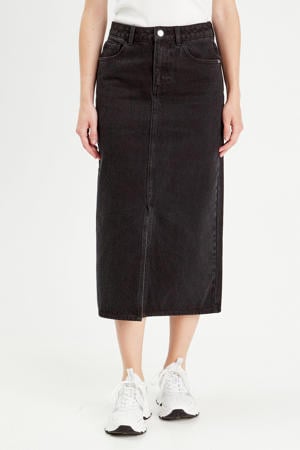denim spijkerrok black denim