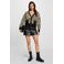 Morgan vest met panterprint beige/zwart