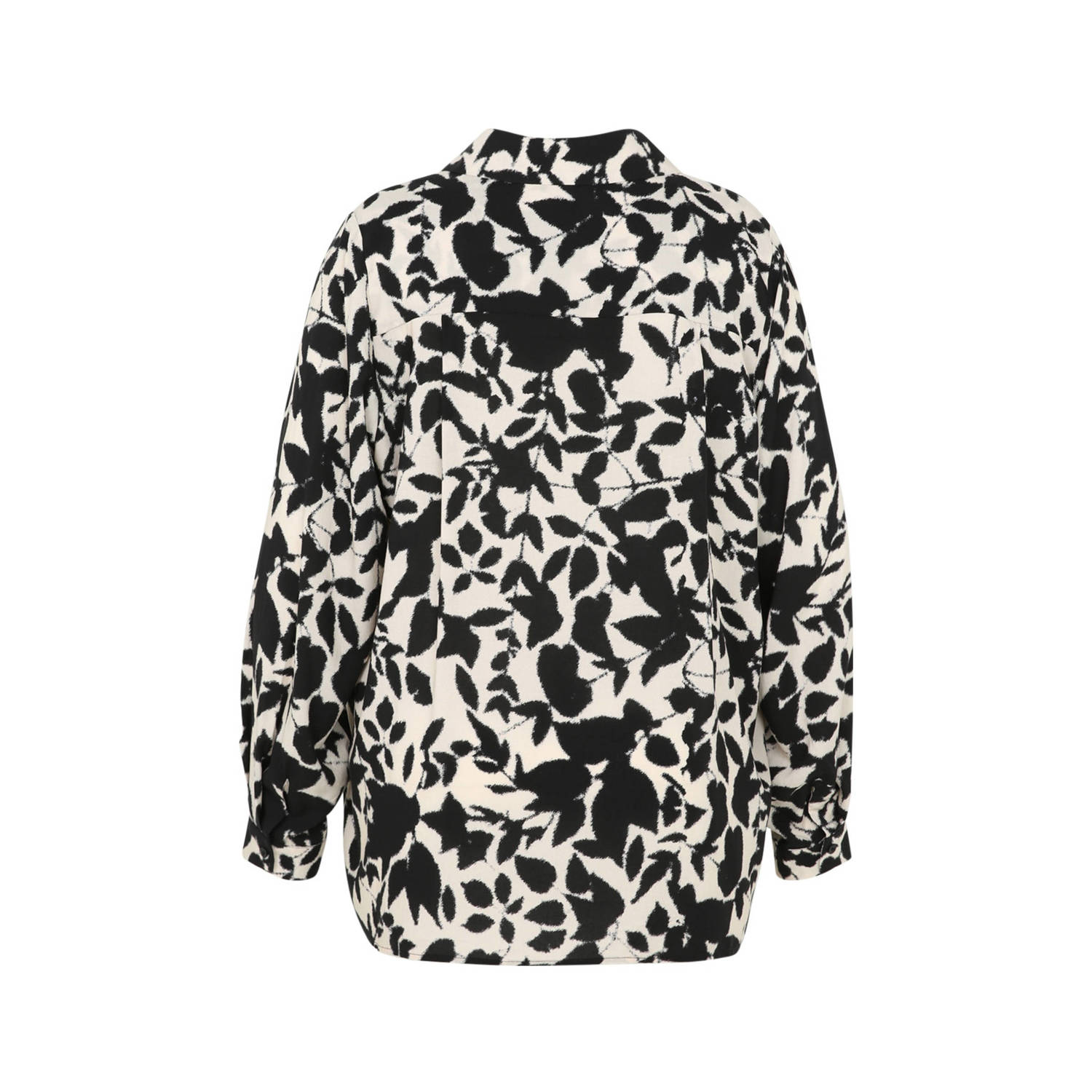 Paprika blouse met all over print zwart wit