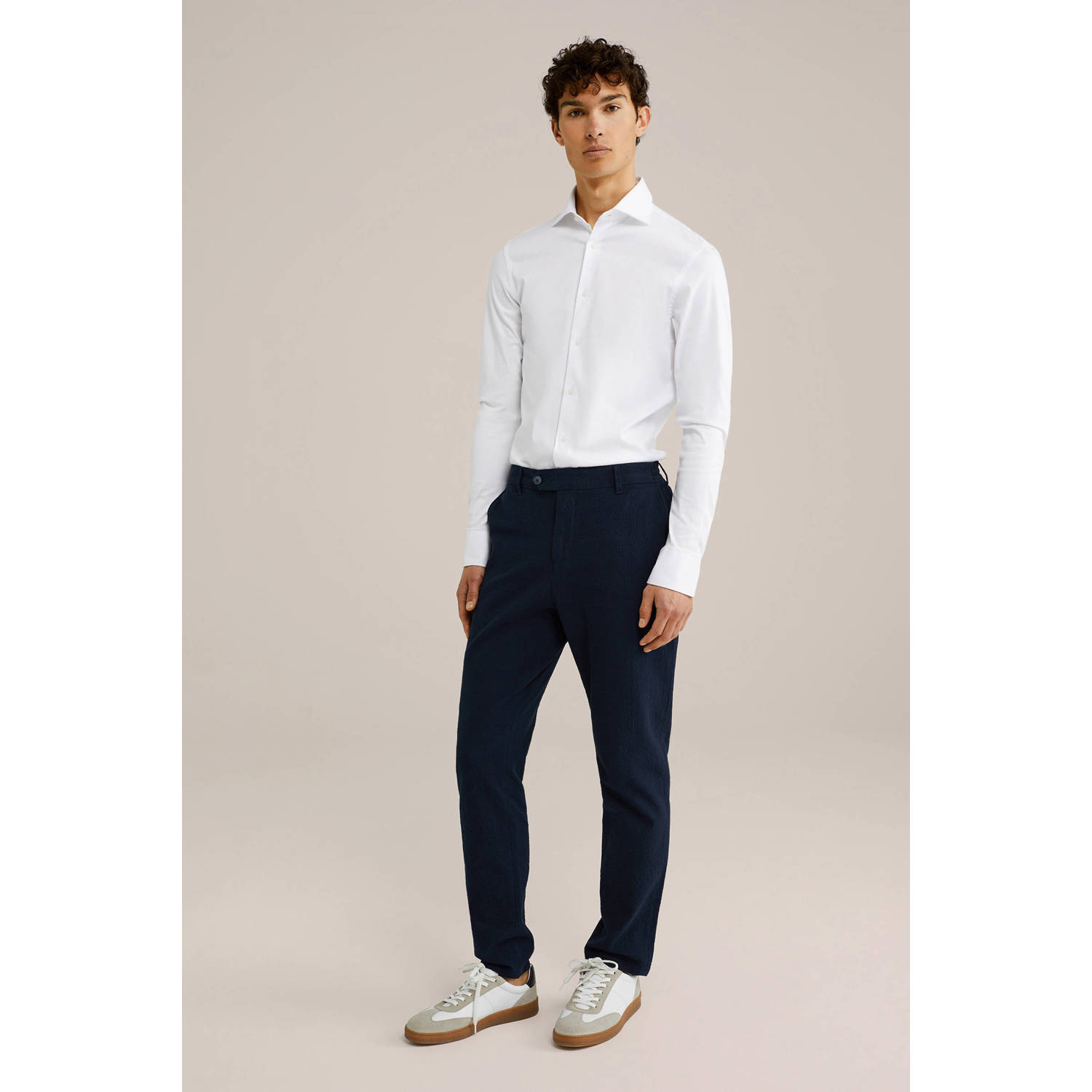 WE Fashion WE Fundamentals Tall fit overhemd wit