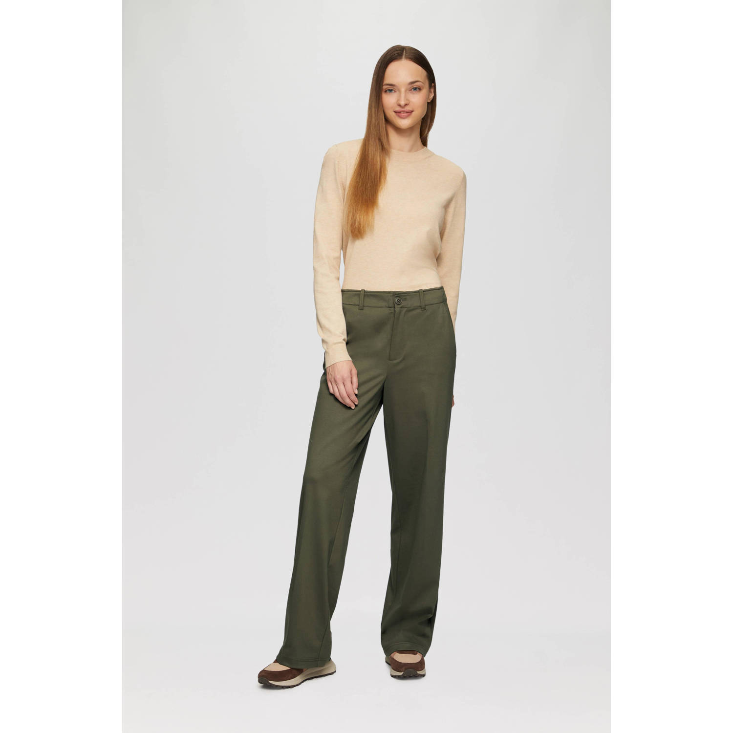 s.Oliver high waist straight fit pantalon