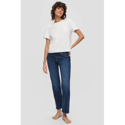 s.Oliver straight leg jeans Karolin dark blue afbeelding