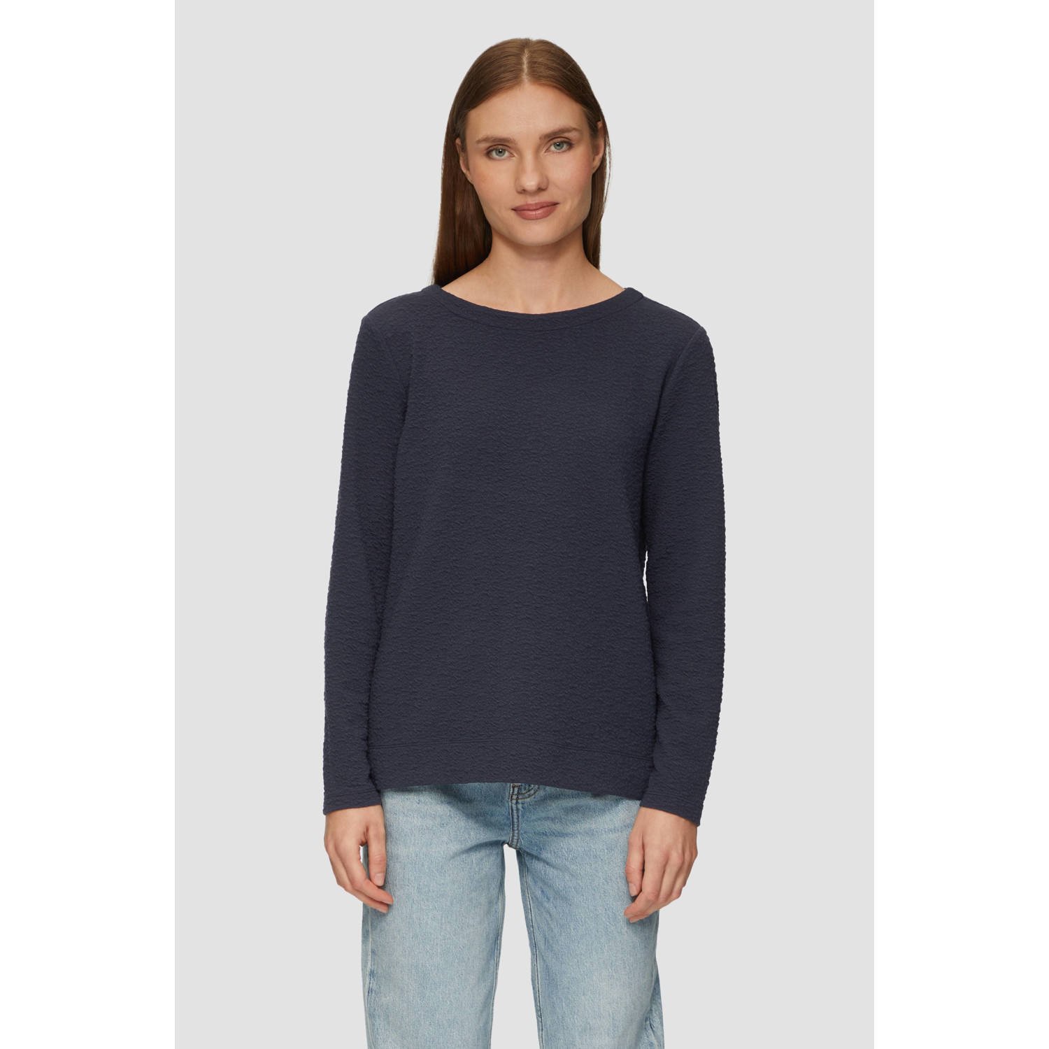 S.Oliver RED LABEL Sweatshirt met structuurmotief