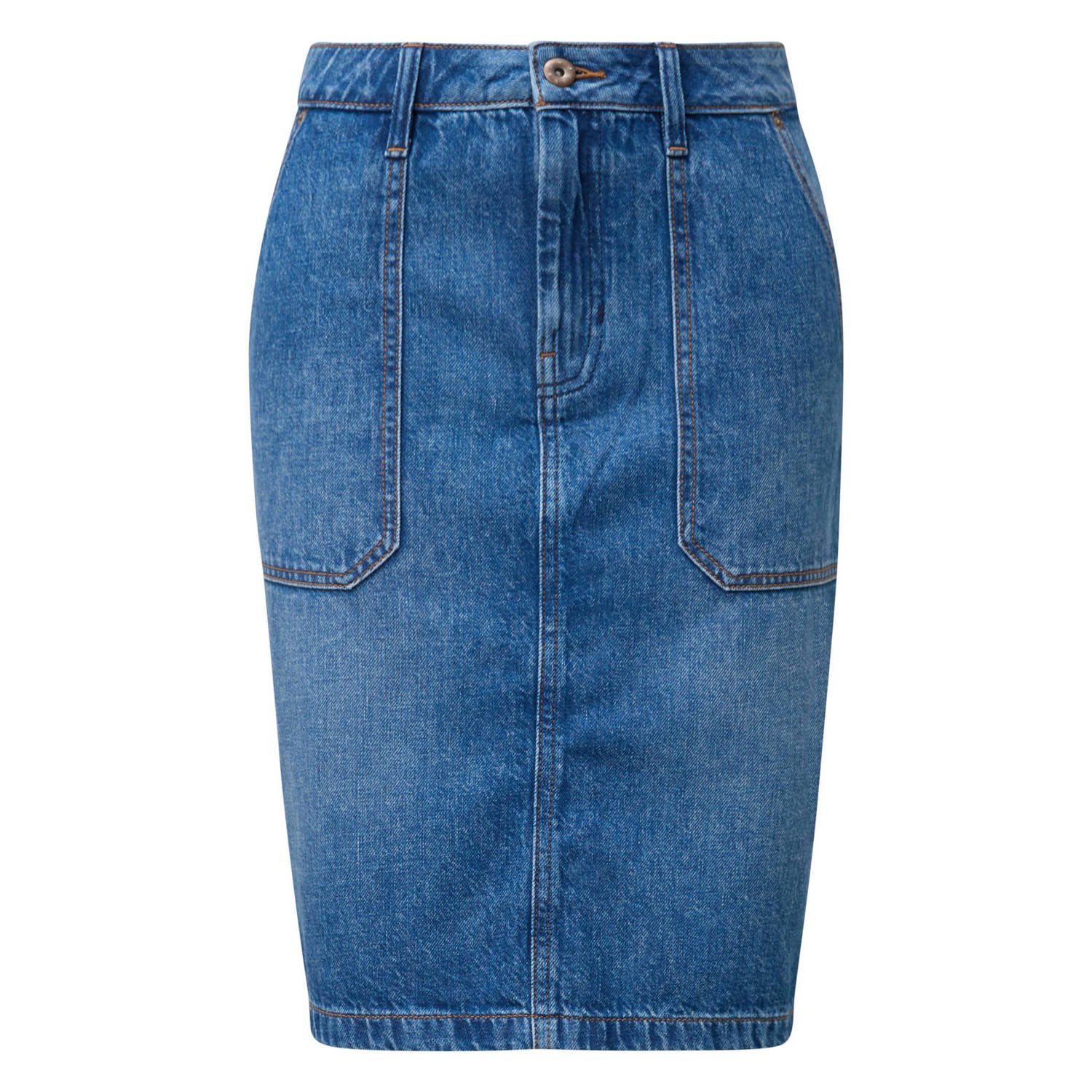 S.Oliver denim spijkerrok medium blue denim