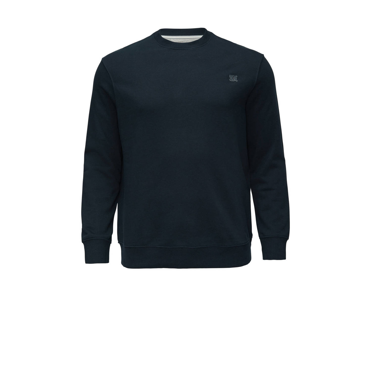 S.Oliver Big Size sweater donkerblauw