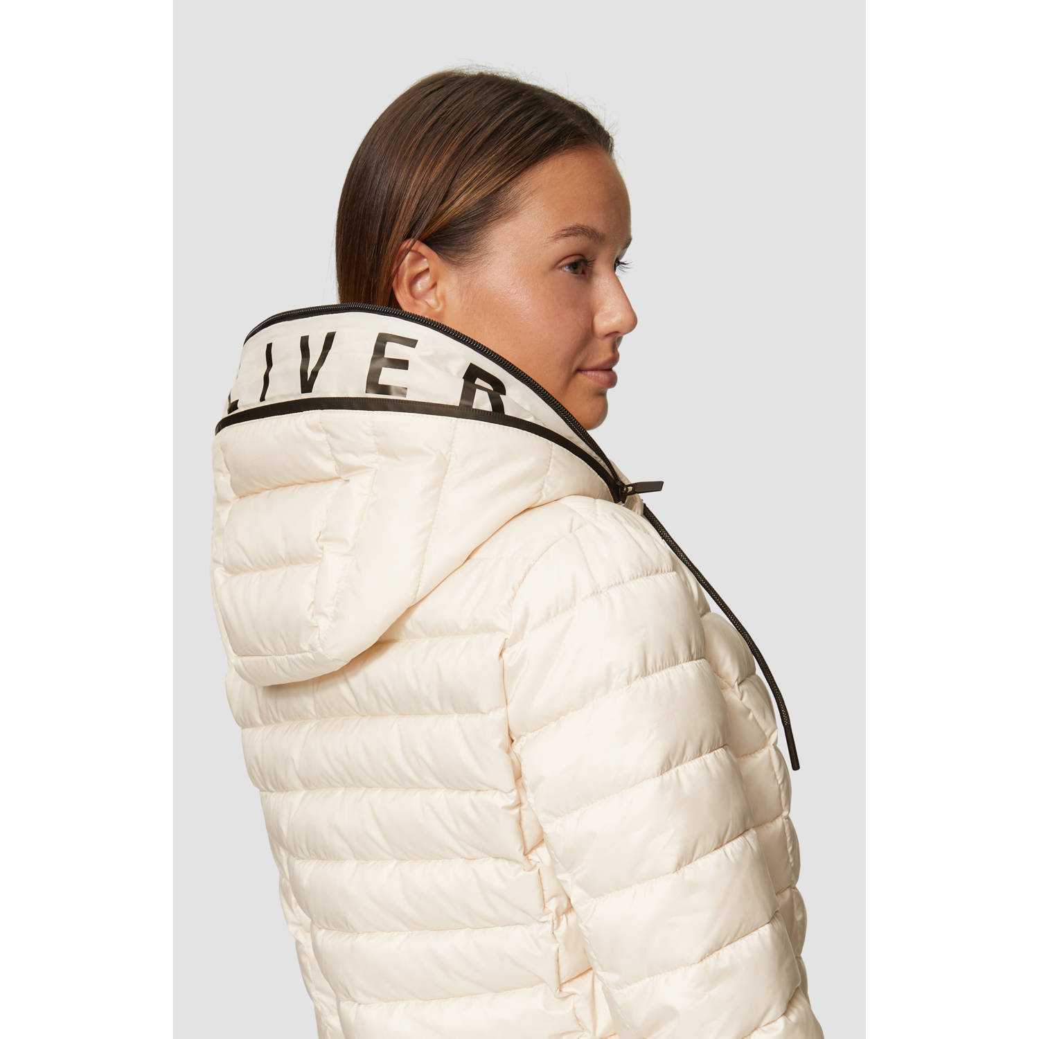 s.Oliver gewatteerde winterjas ecru