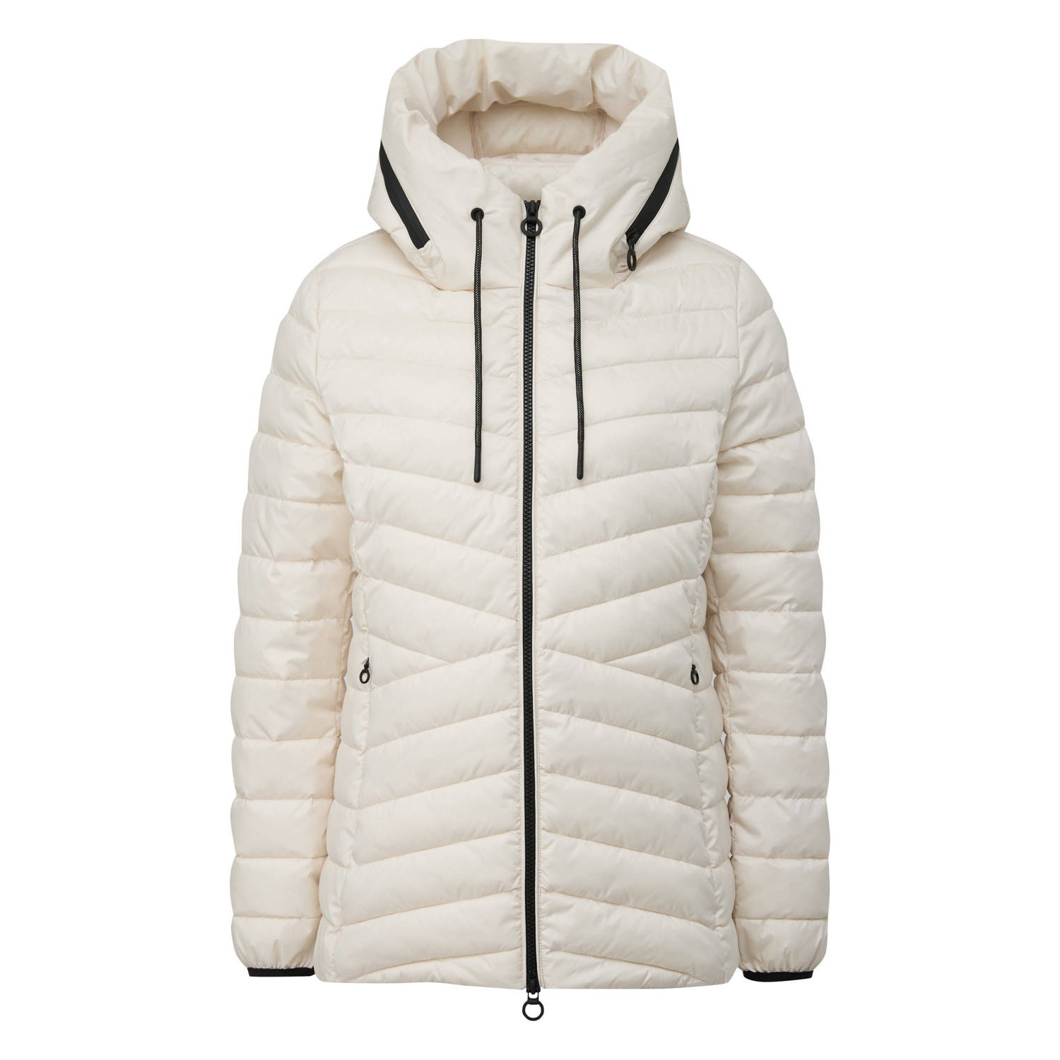 s.Oliver gewatteerde winterjas ecru