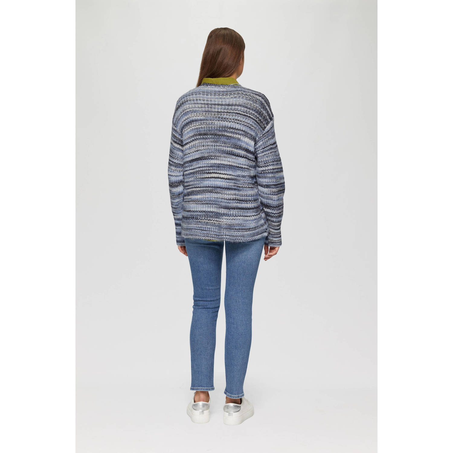 s.Oliver gebreide trui blauw